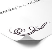 Friendship Quote Poster (Hoek)