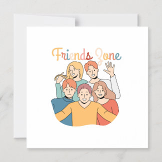 Friendship Squad Graphic Magnetische Uitnodiging