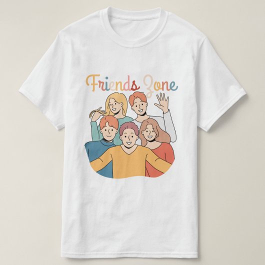 Friendship Squad Graphic T-shirt (Design voorkant)