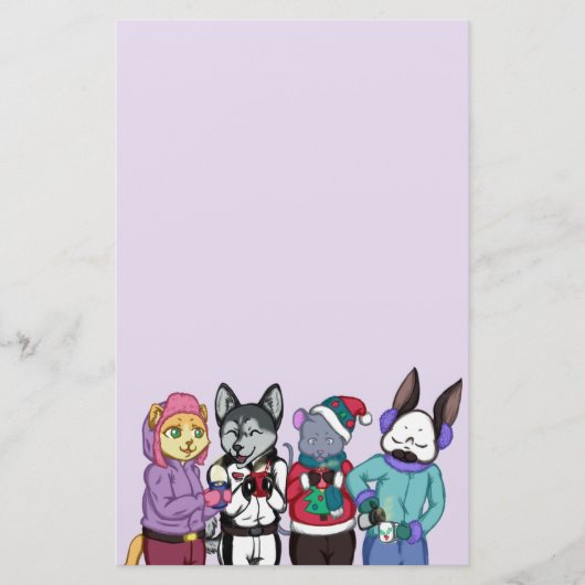 Friendship Warms the Heart Briefpapier (Voorkant)