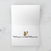 Friendship Winter Design Feestdagen Kaart (Binnen)