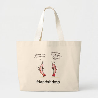 Friendshrimp Grote Tote Bag
