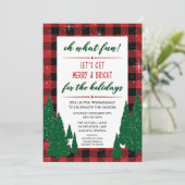 Friendsmas Invitations, Vakantiepartij Kaart (Staand voorkant)