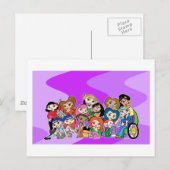 Friendz Briefkaart (Voorkant / Achterkant)