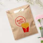 Fries Birthday Party Bedankzakje (Gezegeld)