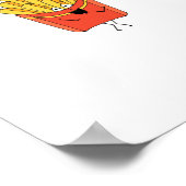 Fries, chips, hot chips thema poster (Hoek)