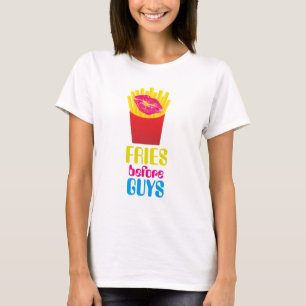Fries dameskool + blaaskraan bovenaan T-shirt