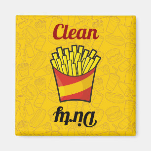 Fries Dishwasher Magnet Magneet