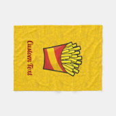 Fries Fleece Blanket Deken (Voorkant (Horizontaal))