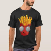 Fries Hipster Style Fast Food Art T-shirt (Voorkant)