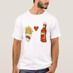 Fries Love Ketchup T-shirt