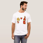 Fries Love Ketchup T-shirt (Voorkant volledig)