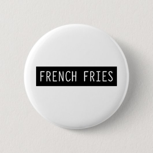 Fries Old Typwriter Letters Ronde Button 5,7 Cm (Voorkant)