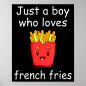 Fries Shirt Funny French Fries Lover Cool French F Poster (Voorkant)
