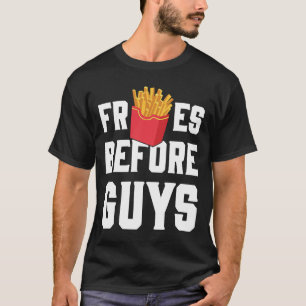 Fries voor jongens grappig ontwerp t-shirt