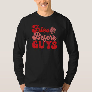 Fries voor jongens klinken liefde vrouwen Man Val T-shirt