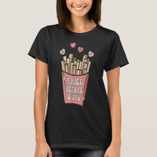 Fries voor jongens Teenage Girls Dating Valentijn  T-shirt