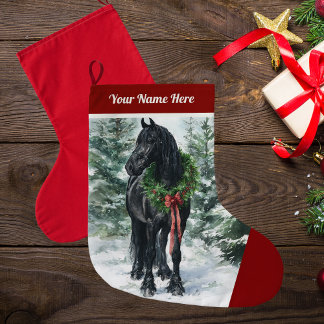 Friese kerstkous voor paardenliefhebbers grote kerstsok