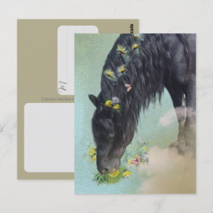 Friese Paard - Ansichtkaart Briefkaart