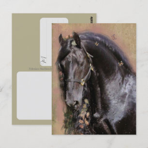 Friese Paard - Ansichtkaart Briefkaart