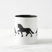 Friese Paarden Mok (Midden)