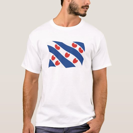 Friese Vlag Shirt (Voorkant)