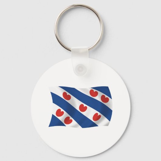 Friese Vlag Sleutelhanger (Voorkant)