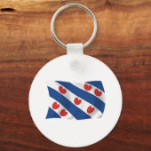 Friese Vlag Sleutelhanger (Voorkant)