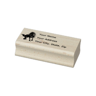 Friese, zwarte hengst, Persoonlijk Adres stempel