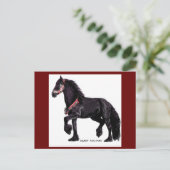 Friesian Dance Briefkaarten (Staand voorkant)