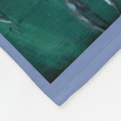 Friesian, De zwarte schoonheid hengst, hardlopen Fleece Deken (Hoek)