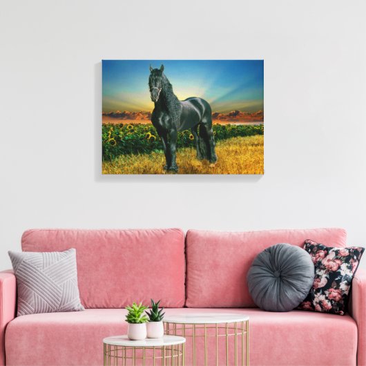 Friesian DIAMOND II - Toile enveloppée (Insitu(Salon))