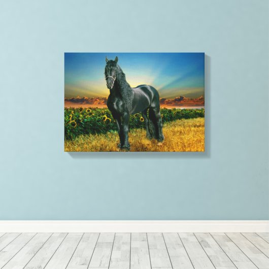 Friesian DIAMOND II - Toile enveloppée (Insitu (Plancher de Bois))