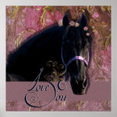 Friesian DIAMOND Portrait - Poster (Devant)