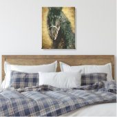 Friesian DIAMOND - Wrapped Canvas Afdruk (Insitu (Slaapkamer))