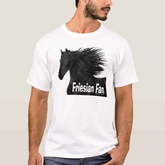 Friesian Fan T-shirt (Voorkant)
