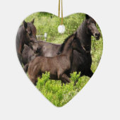 Friesian Filly Ornament (Rechts)