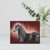 Friesian Fire Briefkaart (Staand voorkant)