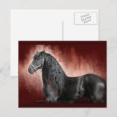 Friesian Fire Briefkaart (Voorkant / Achterkant)