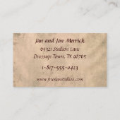 Friesian Flair Visitekaartje (Achterkant)