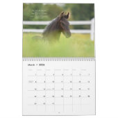 Friesian Horse Calendar met Bijbelversen Kalender (Mar 2026)