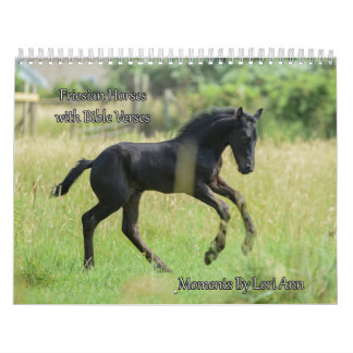 Friesian Horse Calendar met Bijbelversen Kalender