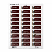 Friesian Horse Etiket (Full Sheet)