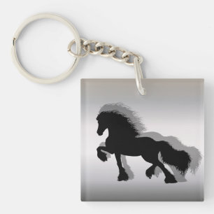 Friesian Horse / Fries Paard Sleutelhanger