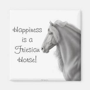 Friesian Horse Magnet Magneet