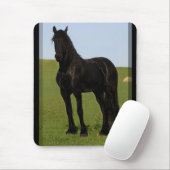 Friesian Horse Mousepad #9 Muismat (Met muis)