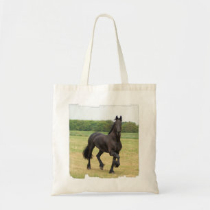 Friesian Horse Small Canvas tas