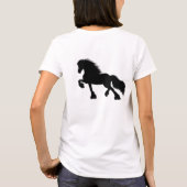 Friesian Horse T-shirt (Achterkant)