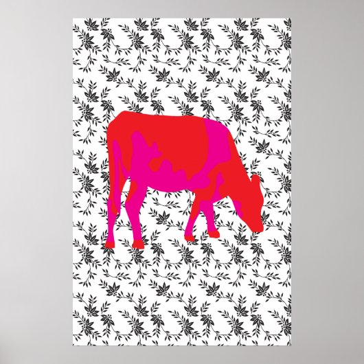 Friesian koe, Friese koe Poster (Voorkant)