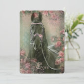 Friesian Mare - Carte de voeux (Debout devant)